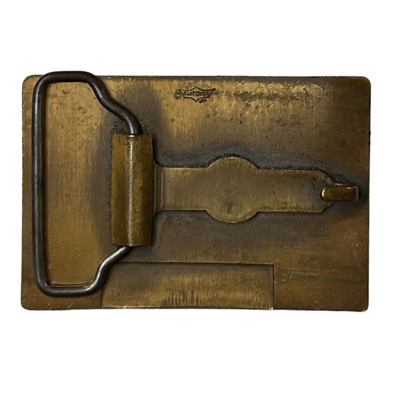 Vintage Harry Klitzner Providence 70s Masonic Freemasons Bronze Belt Buckle VGC - Picture 4 of 4